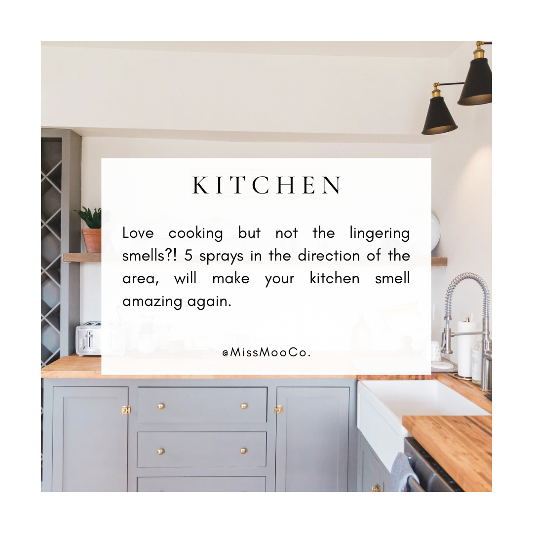 Natural air freshener for healthy modern Australian homes. eliminate cooking smells in the kitchen