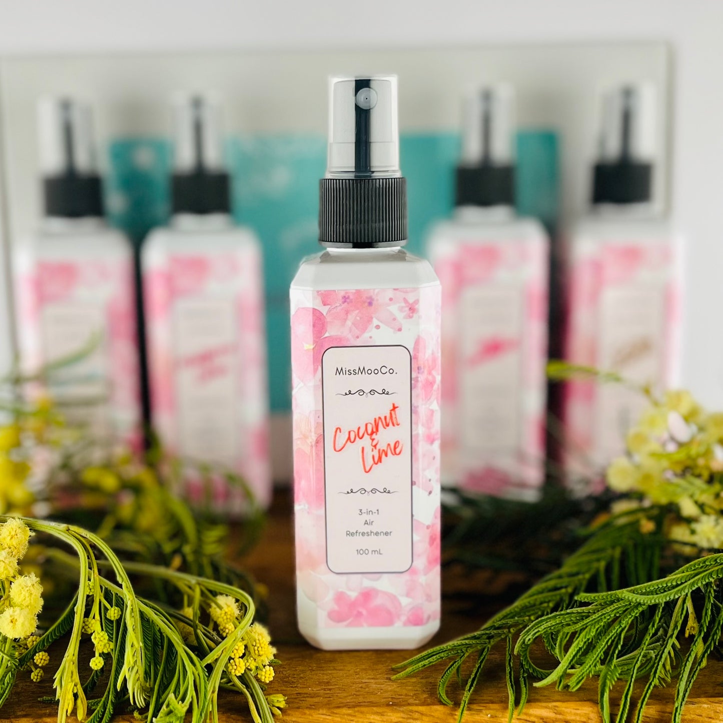 coconut and lime by Miss Moo Co is an Australian-made natural air freshener that eliminates odours at the source. Safe for kids, pets, and eco-conscious homes, crafted with pure essential oils.